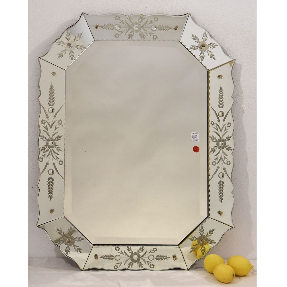 SPV191 1 antique mirror venetian glass mirror italy 20th century.jpg